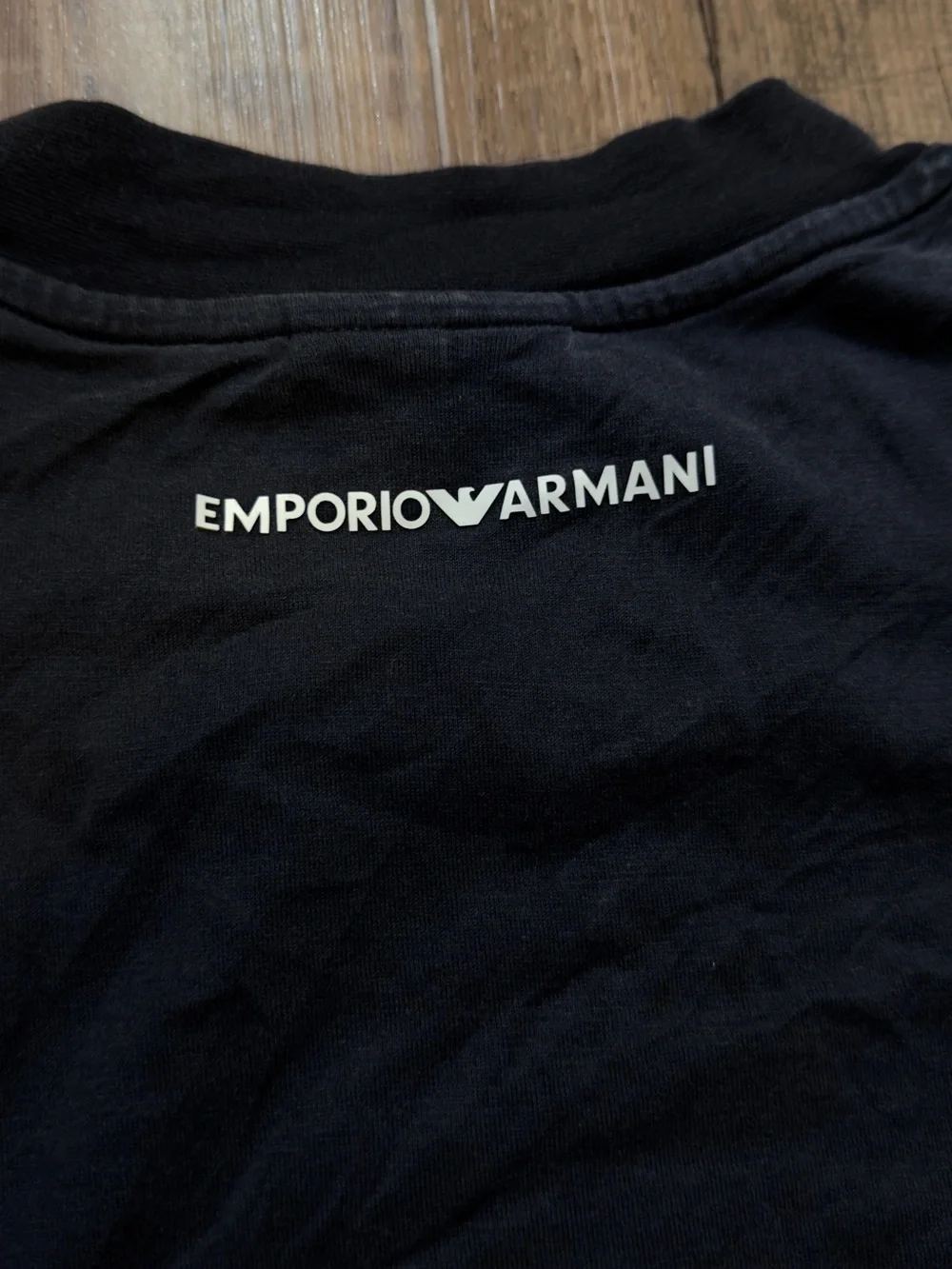 Emporio Armani Navy Short-Sleeve Dog Graphic Tee